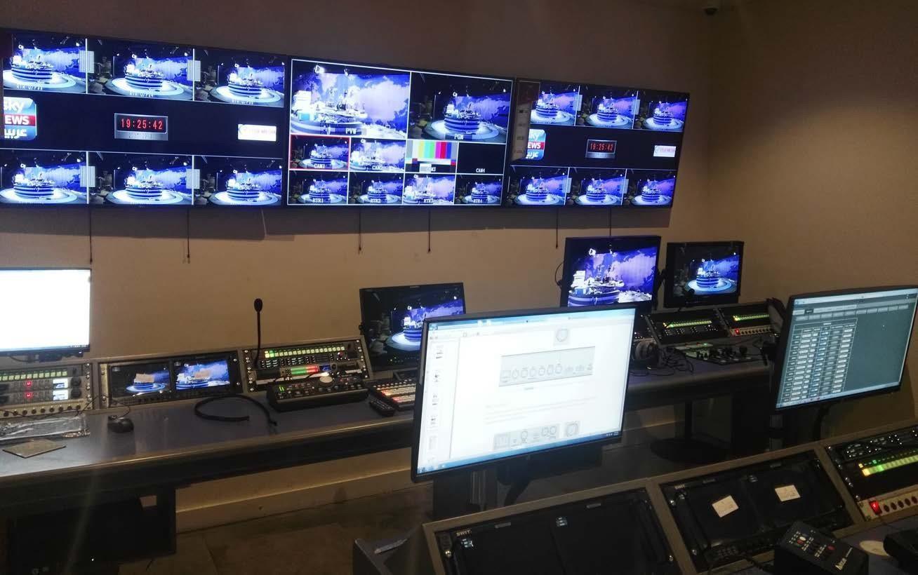 The Mass University Studio broadcast facility