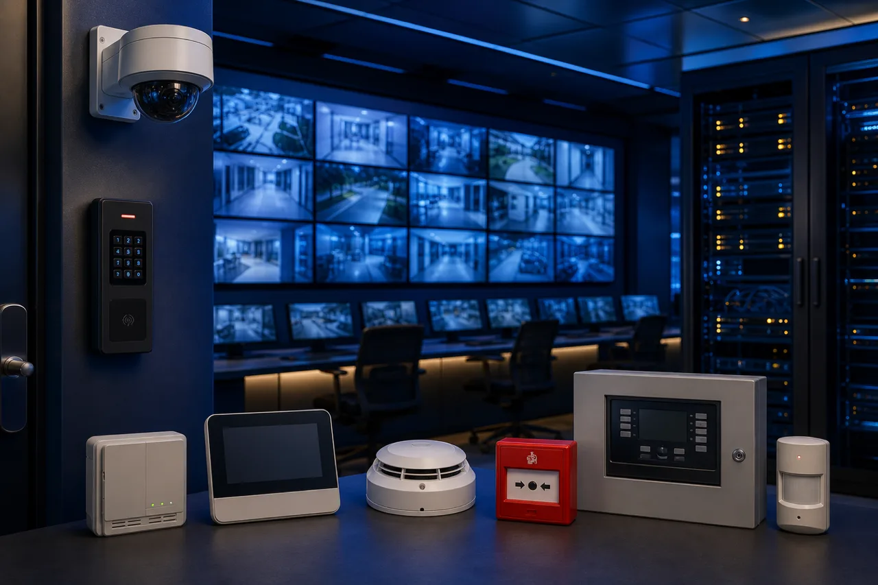 Integrated security control room and low-current systems